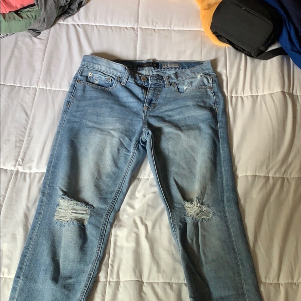 Boyfriend jeans low rise